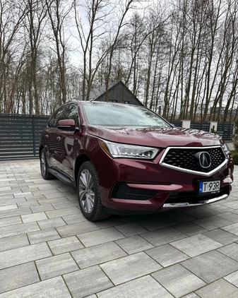 Acura MDX cena 169000 przebieg: 93000, rok produkcji 2018 z Kraków małe 497